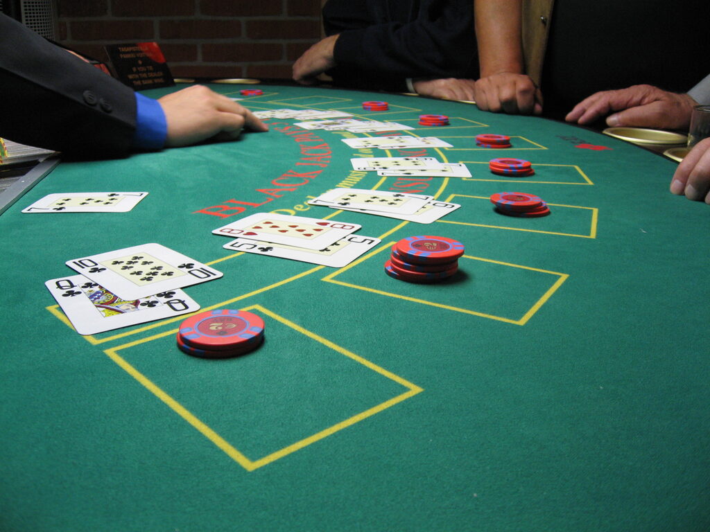 Blackjack table hire